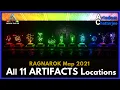 Ark Ragnarok - ALL 11 ARTIFACT LOCATIONS 2021