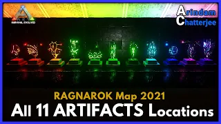 Ark Ragnarok - ALL 11 ARTIFACT LOCATIONS 2021