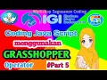 coding java script menggunakan grasshopper 5 OPERATOR