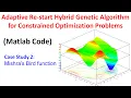 Adaptive Restart Hybrid Genetic Algorithm for Constrained Optimization Problems Case study 2 MBF