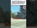 Massive tanker fire shuts Highway 99 in Selma NewsX World