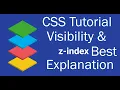 CSS Tutorial Visibility z-index Explained Web Development Tutorials on code solutions msahils