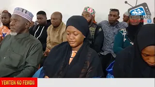 Cérémonie lecture du Coran à l'occasion du 68é anniversaire de l'Indépendance de la Guinée.