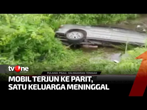 Mobil Terjun Ke Parit di Pulang Pisau, 6 Orang Tewas