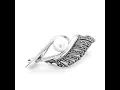ASHA Jewelry - Marcasite and Fresh water Pearl Silver Brooch