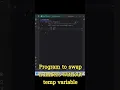 Java program to swap numbers without temp variable