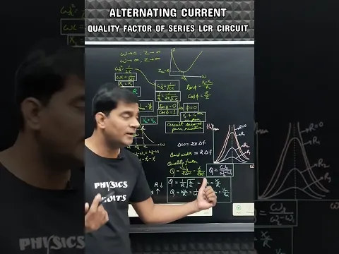 Download MP3 Various Expressions for Quality Factor of Series LCR Circuit | Band Width