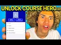 Unlock Course Hero Easiest Tutorial