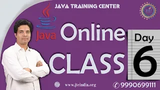 Learn Core Java Online by Som Sir Day-6