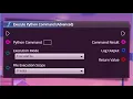 Execute python command with Return value in UE5