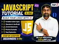 JavaScript Tutorial in Hindi Variables Data Types Operators Part 2 Beginners