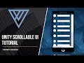 Making a scrollable UI in Unity Unity scroll view tutorial