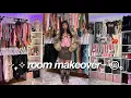 turning my room into my DREAM pinterest y2k walk in closet