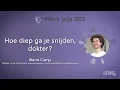 Download Lagu Hoe diep ga je snijden, dokter? - Warre Clarys - Publieksprijs mtech+ 2023
