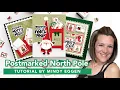 Postmarked North Pole Christmas Card Tutorial from MindyEggenDesign