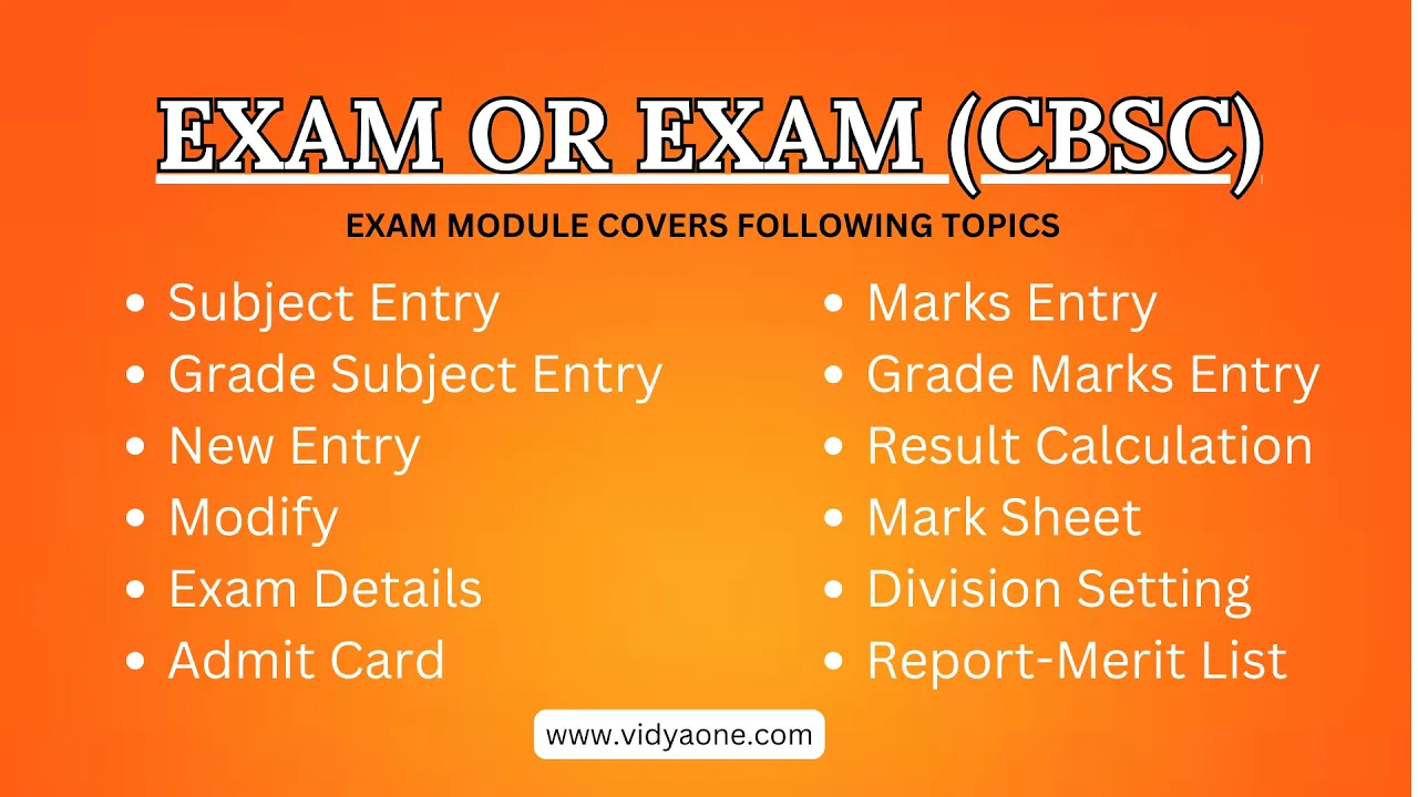Exam Module Overview