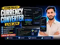 Learn how to build a professional Live Currency Converter in Python using Tkinter and a Free
