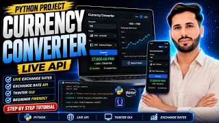 Learn how to build a professional Live Currency Converter in Python using Tkinter and a Free