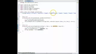 Android Game Development Tutorial 13 making a list
