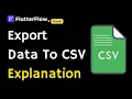 Export Firebase Data to CSV in FlutterFlow Step-by-Step Flutterflow Tutorial