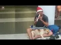 Download Lagu Helpless watching his dog weaker, Homeless Man burst in tears to meet his dog again