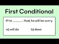 First Conditional Grammar quiz