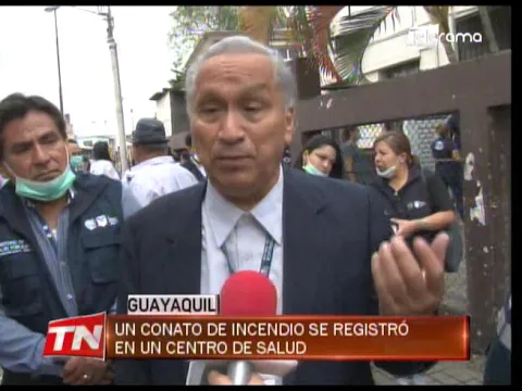 Un conato de incendio se registró en un centro de salud