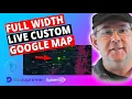 Divi Theme Full Width Live Custom Google Map