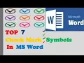 7 Check Mark Symbols Shortcut Keys For MS Word TOP 7 Amazing Check Mark Symbols Shortcut Keys