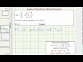 Ex Find the Laplace Transform of a Step Function method