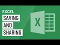 Excel Saving and Sharing Tutorial How to Save AutoRecover Export and Share Workbooks