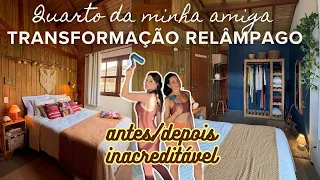 TRANSFORMANDO QUARTO GASTANDO POUCO (R$ 1200 ) em casa alugada! 🏠✨ | Maddu Magalhães