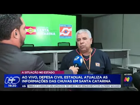 Atualização da Defesa Civil: impacto das chuvas em Santa Catarina