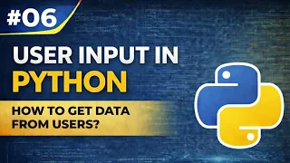 How to Get User Input in Python input Function Tutorial 2026 EP 06