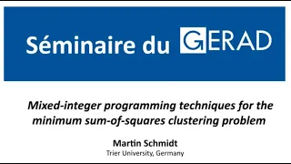 Mixed-integer programming techniques for the minimum sum-of-squares clustering problem