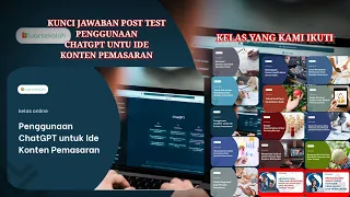Download KUNCI JAWABAN POST TEST PENGGUNAAN CHATGPT UNTUK IDE KONTEN PEMASARAN #posttest MP3