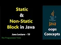 Static and Non static block in Java Blocks in Java theprogrammertrain