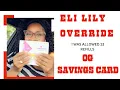 MOUNJARO ELI LILY OVERRIDE ON OG SAVINGS CARD