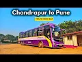 Lagu CHANDRAPUR to PUNE in Volvo 9600 SLX | Purple Bus Premium Ride Experience