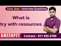 Define try with resources in java Ameerpet Technologies By Srinivas