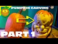 How to Carve a Ghoulish Clown Pumpkin DIY Halloween Decor PT 1