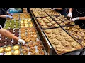 Download Lagu 3000 cookies sold out in a day! Amazing giant cookie mass production process - Korean street food