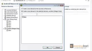 Creating New Resources in Android
