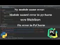 No module name error in PyCharm in bangla how to install package Python