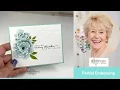 Partial Embossing A Simple Way To Make a Beautiful Greeting Card Quickly