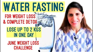 Download Water Fasting for Weight Loss \u0026 Detoxification | Health Benefits, Precautions | June Challenge MP3