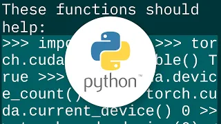 How do I check if PyTorch is using the GPU