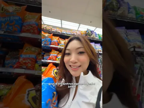 BORONG JAJANAN VIRAL DI AMERIKA 🇺🇸 🛒 #liburanseru #supermarket #belanja #jajananviral
