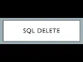 SQL DELETE Statement Explained with Examples