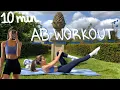 10MIN everyday pilates ab workout // flat stomach\u0026 slim waist // no equipment